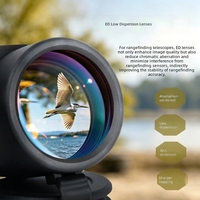 Jumelles télémètre laser 10x42HD ED Lens 10x42 1800-2400m IP65 étanches pour le golf et la chasse avec garantie d'un an