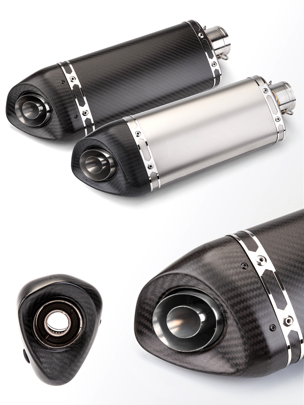 ZX-25R Motorcycle Exhaust - R3 Exhaust Muffler for Upgrade