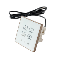 Panneau intelligent pour maison connectée JBHKJ 86F2, 2*25W, 5.3 touches tactiles, lecteur audio/vidéo USB et carte TF, en plastique, AC90-260V, pour hôtel et maison