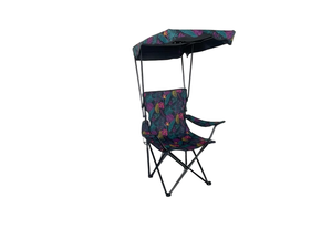 Chaise de camping pliable légère, portable, durable et écologique avec auvent pour l'extérieur et la plage – Silla De Playa - Product Image 2
