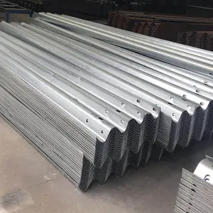 4128x310x85x3mm Galvanized W Beam Highway Guardrail