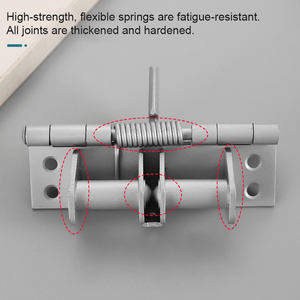 Caché 3-en-1 Fermeture Petit Ressort Dispositif Quincaillerie Meubles Fermeture Multifonctionnel Pliant Automatique En Bois Ferme-Porte Charnière - Product Image 6