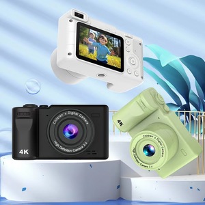 กล้องดิจิตอลสำหรับเด็ก 4K HD เลนส์คู่ บันทึกวิดีโอได้ ของเล่นสำหรับเด็ก พร้อมฟังก์ชั่นถ่ายภาพและวิดีโอ - Product Image 1