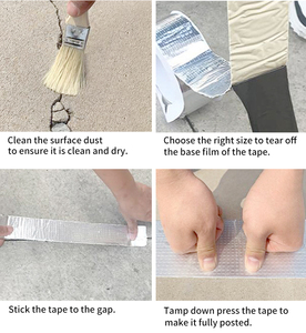 ป้องกันเทปอลูมิเนียมฟอยล์ที่แข็งแกร่งซูเปอร์เทปบิวทิล,กันน้ำ<span class=keywords><strong>รั่ว</strong></span>ซ่อมแซมเทปถาวรหลักฐานการ<span class=keywords><strong>รั่ว</strong></span>ทุกสภาพอากาศแพทช์ - Product Image 4