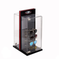 Support d'affichage pour lunettes en acrylique transparent multicouche, présentoir pour lunettes de vue