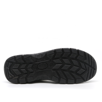 Chaussures de sécurité en daim sans lacets OEM, économiques, anti-écrasement, avec embout en acier, anti-perforation, antidérapantes, résistantes à l'huile et aux acides, semelle en PU