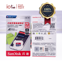 100% Original véritable C10 Sandisk carte Micro/SD Ultra A1 SDSQUNC-032G-ZN3MN SDSQUA4-032G-GN6MT carte Micro SD TF carte mémoire 32GB