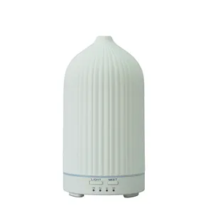 160ml white strip stone ceramic aroma diffuser for Moisture Control