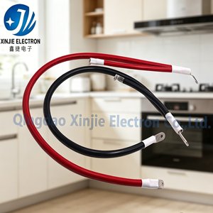 Özel Kırmızı/Siyah Yüksek Akımlı DC Akü Kablo Seti - Güneş Enerjisi, Karavan, Otomotiv ve Enerji Depolama Sistemleri için Kalaylı Bakır Teller - Product Image 6