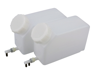 Bulk Ink Tank (<b>1.5L</b> Male Thread 2-Hole)- White Empty <b>Bottle</b> W- with Connector Sub Ink Tank - Product Image 3