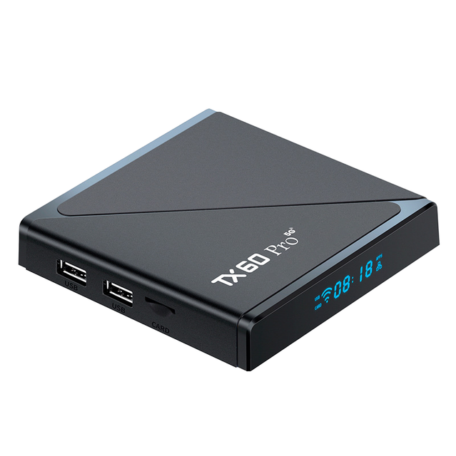 Haoyu Android Smart TV Box 256GB ROM 16GB RAM TX60 Pro 4K 5G WiFi 802.11n Certified