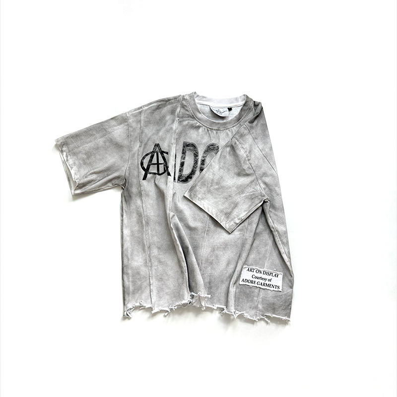 【SATIIIZ】Agen Dirty Washing Short Sleeve T-Shirt 37331_CNH.jpg