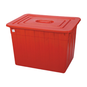 Réservoir d'eau en plastique blanc 300L avec couvercle, conteneur de stockage pour aquaculture - Product Image 3