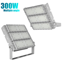 Projecteur LED tunnel avec garantie 7 ans, certifié ETL SAA CE, IP66, 50W 100W 200W 300W, 100-277V 347V, 130lm/W 170lm/W, module rotatif.