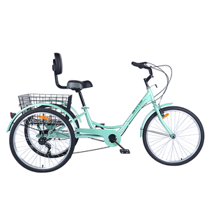 Xkj — tricycle à <span class=keywords><strong>3</strong></span> <span class=keywords><strong>roues</strong></span> pour adultes, triporteur à pédale, cargo, pignons - Product Image 2