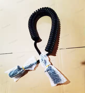 7 p 24v ट्रेलर सुज़ी लीड कॉइल केबल एन टाइप फ्लेक्स इलेक्ट्रिक 7 पिन पोल सर्पिल कर्ली केबल अर्ध ट्रक वोल्वो के लिए प्लास्टिक प्लग के साथ - Product Image 4