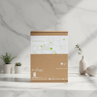 Boîte d'emballage personnalisée à fermeture éclair détachable en carton ondulé kraft recyclé avec gaufrage pour cadeaux, artisanat, bougies et portefeuilles