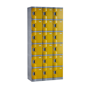 Casier Toppla à 9 portes en plastique ABS avec serrures électroniques à combinaison, étanche, pour rangement de vêtements de gym/école, organisateur de garde-robe - Product Image 4