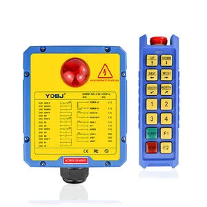 Control remoto de dos velocidades con una tecla Pro, sistema de control industrial, control remoto inalámbrico por radio y grúa, 1 unidad