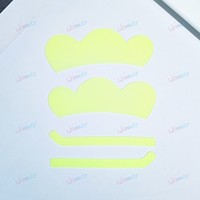 Libeauty 2 en 1 Patch pour les yeux des cils avec ruban de levage des cils Patchs pour les yeux en silicone souple réutilisables pour Salon Lash Lift et outil de teinte