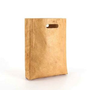 Bolsa Térmica Aislante de Papel Kraft y Aluminio Lavable para Entrega de Comida a Domicilio, Reciclable, para Llevar Comida - Product Image 5