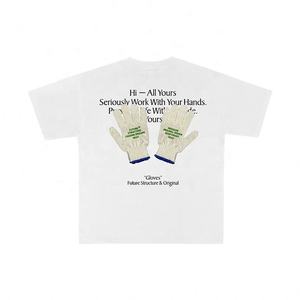 Custom Logo Streetwear Heavy Weight T-shirt Printing Black Cotton Custom Oversized Drop Shoulder Thick <b>Vintage</b> <b>Tshirt</b> - Product Image 1