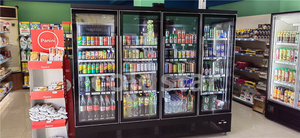 Ruibei Vertical Display Cooler 2000L Almacenamiento en frío Nevera de vidrio Show Cola Drink <span class=keywords><strong>Lg</strong></span> <span class=keywords><strong>Neveras</strong></span> Refrigerador - Product Image 2