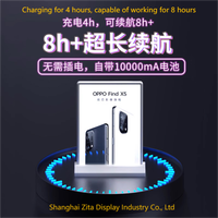 Cadre d'affichage LED double face rechargeable A4/A5 pour affiches et menus, éclairage LED de table A4