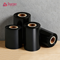 Pita Transfer Termal Berkualitas Tinggi Pabrik, Pita Wax/Resin/Wax Resin 110x300 untuk Printer Termal Zebra TSC
