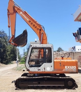 Excavadora de cadenas Hitachi ZX120 de 12 toneladas de segunda mano, muy vendida, original de Japón, certificada CE, embalaje EPR Alemania, disponible ahora. - Product Image 1