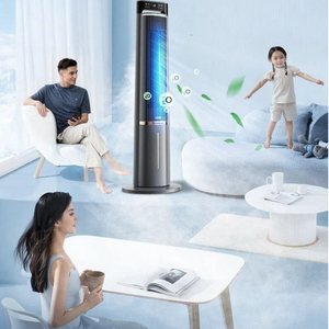 Enfriador de Aire Evaporativo de Torre de 75W, 7.5m/s, 3 Velocidades, Ventilador de Pie con Enfriamiento por Agua de 220-240V para Hogar y Oficina - Product Image 5