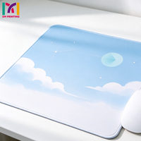 Alas Mouse OEM ODM Custom dengan Logo Cetak Desain Personal Anti Selip Karet Tepi Jahit