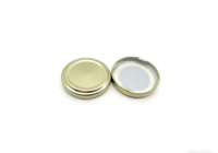 Bouchons à vis en fer blanc de qualité alimentaire, couleur argent et or, étanches, pour bouteilles en verre de boissons, 43mm, 48mm, 53mm, 58mm, 63mm, 66mm, 70mm, 77mm, 82mm
