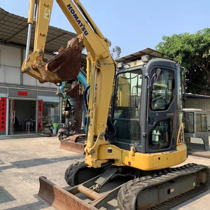 Livraison gratuite, mini-excavatrice Komatsu PC40 d'occasion, 4 tonnes, petite pelle, engin de terrassement, moteur, boîte de vitesses, pompe, roulement, modèle 2024 - Product Image 1