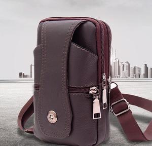 Borsa da <span class=keywords><strong>cintura</strong></span> impermeabile portafogli in pelle da <span class=keywords><strong>uomo</strong></span> realizzata per telefono cellulare Versatile borsa da vita custodia per cellulare - Product Image 2