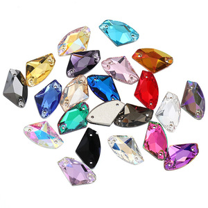 Hebillas planas de alta gama con calidad K9, joyería de diamantes cosida a mano y accesorios de ropa, venta al por mayor de fábrica. - Product Image 4