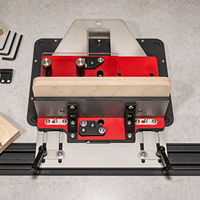Table de fraisage de précision pour assemblages en joint, Gabarit professionnel pour le travail du bois, Idéal pour les assemblages par emboîtement DIY industriels, Indexation en aluminium 1/4"-1/2"