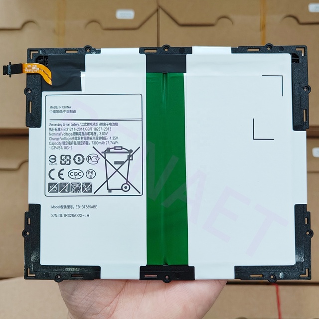 Original EB-BT585ABE 3.8V 7300mAh Replacement Battery for Samsung Galaxy Tab a 10.1 2016 T580/T585/TAB 10.1/P580/P583/P585