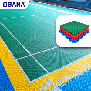 Set <span class=keywords><strong>de</strong></span> Tapetes <span class=keywords><strong>de</strong></span> Entrenamiento <span class=keywords><strong>de</strong></span> Bádminton Portátiles <span class=keywords><strong>de</strong></span> PP para Todo Clima, Fáciles <span class=keywords><strong>de</strong></span> Montar, Tipo DIY, con Losetas Encajables para Campo Deportivo, Garantía <span class=keywords><strong>de</strong></span> 10 Años - Product Image 1