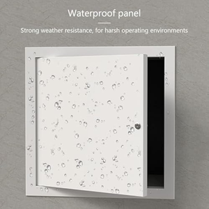 Porte <span class=keywords><strong>d</strong></span>'inspection carrée moderne en aluminium à loquet tactile sur mesure pour accès aux cuisines commerciales et panneaux de <span class=keywords><strong>plafond</strong></span> - Product Image 4