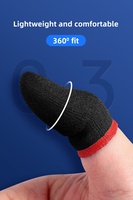 Prix d'usine 1 paire de manchons de doigt de jeu ultra-fins respirants pour un contrôle facile des jeux