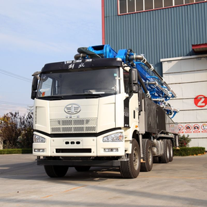 Camion pompe à béton JIUHE, pompe à béton à flèche de 62 m, haute qualité, moteur diesel à haut rendement, machines de construction - Product Image 1