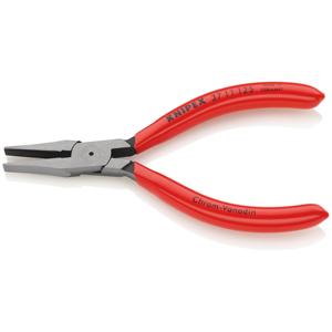 KNIPEX 37 11 125 Pince à bec plat pour mécanique de précision plastifiée noire atramentisée 125 mm - Product Image 2