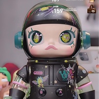 Vente en gros de figurines d'art tendance POPMART MEGA SPACE MOLLY 1000% en collaboration avec Rick and Morty, grande poupée en vinyle, figurine de collection