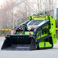 Nuevo Tipo LANDWARD V1000 Minicargadora de Orugas con Conducción a Pie EPA EURO5, Accesorios para Minicargadoras en Venta