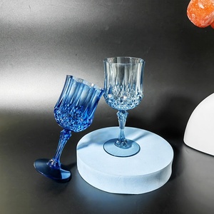 BST 220 ml Flûtes à Champagne de Luxe Européen Diamant Coloré en Plastique Gaufré, Gobelets à <span class=keywords><strong>Vin</strong></span>/Jus pour Mariage, Verres à <span class=keywords><strong>Vin</strong></span> Rouge Personnalisés - Product Image 3