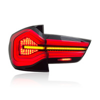 Conjunto de Luces Traseras LED de 12V con Lente Roja, Actualización de LCI Antiguo a Nuevo, para X3 F25 2010-2017, con Freno Secuencial y DRL
