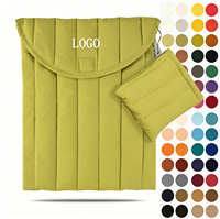 Étui de luxe matelassé en coton pour ordinateur portable, sacoche de protection antichoc pour ordinateur portable, pochette gonflée pour ordinateur portable, ensemble de housses pour ordinateur portable
