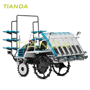 Mini transplanteur manuel de riz à 6 rangs, composants de moteur et de boîte de vitesses, espacement des rangs de 300 mm, garantie 1 an pour usage agricole - Product Image 4