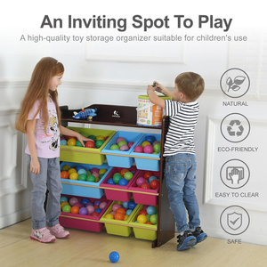 Trẻ em gỗ đồ chơi trò chơi tổ chức Lưu trữ lớp học phòng ngủ mầm non bé children's Tủ Sách Locker trường hợp kệ tủ đồ nội thất - Product Image 2